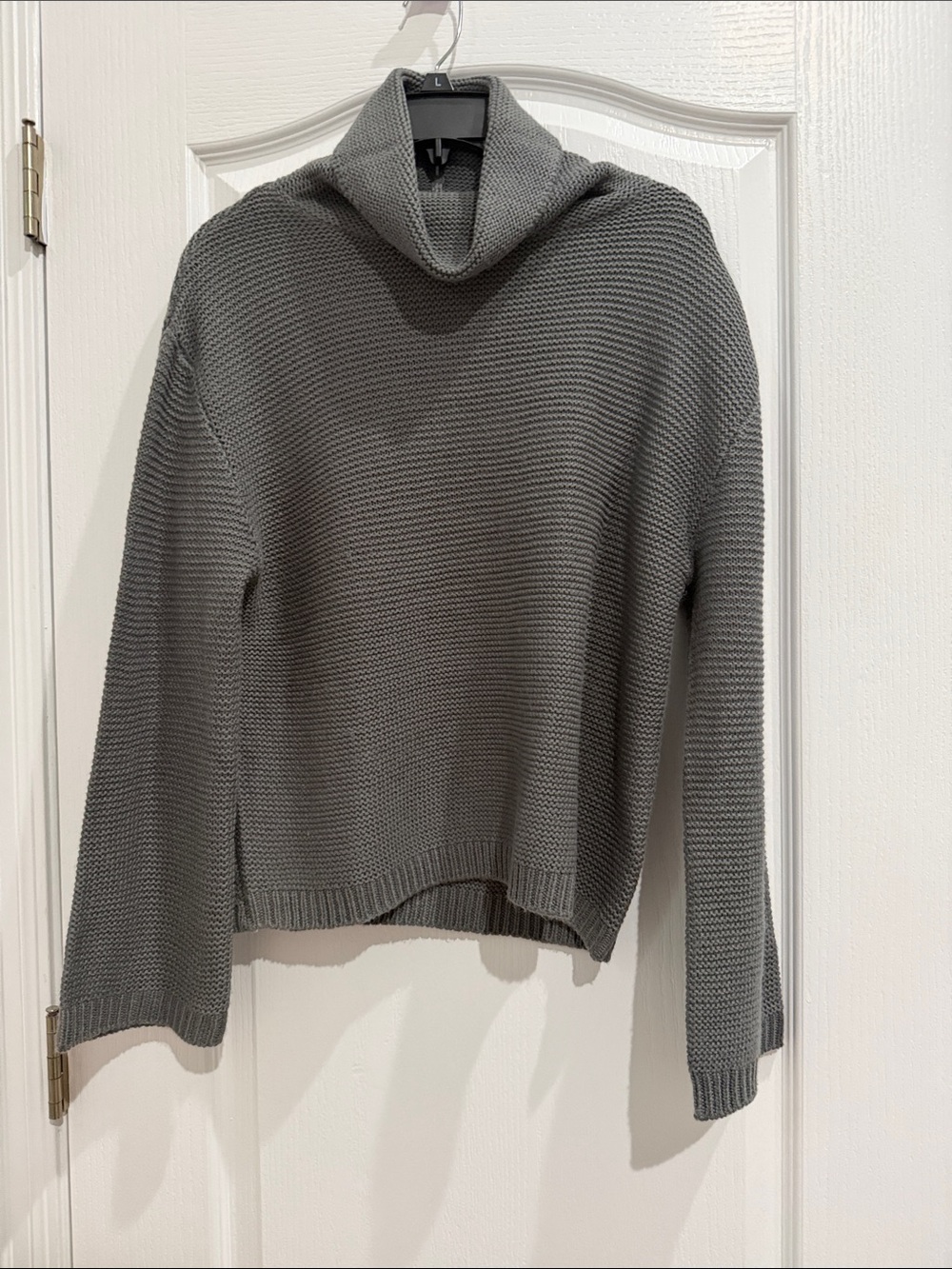 H&M Gray Turtleneck Knit Sweater